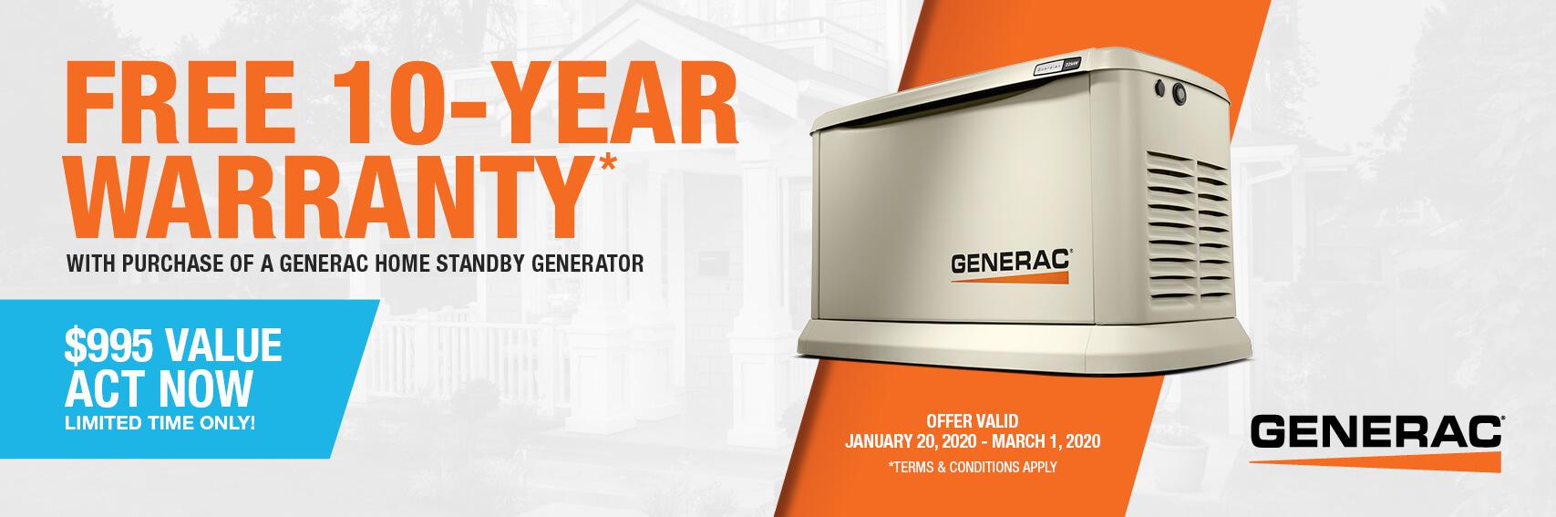 Homestandby Generator Deal | Warranty Offer | Generac Dealer | Novelty, OH